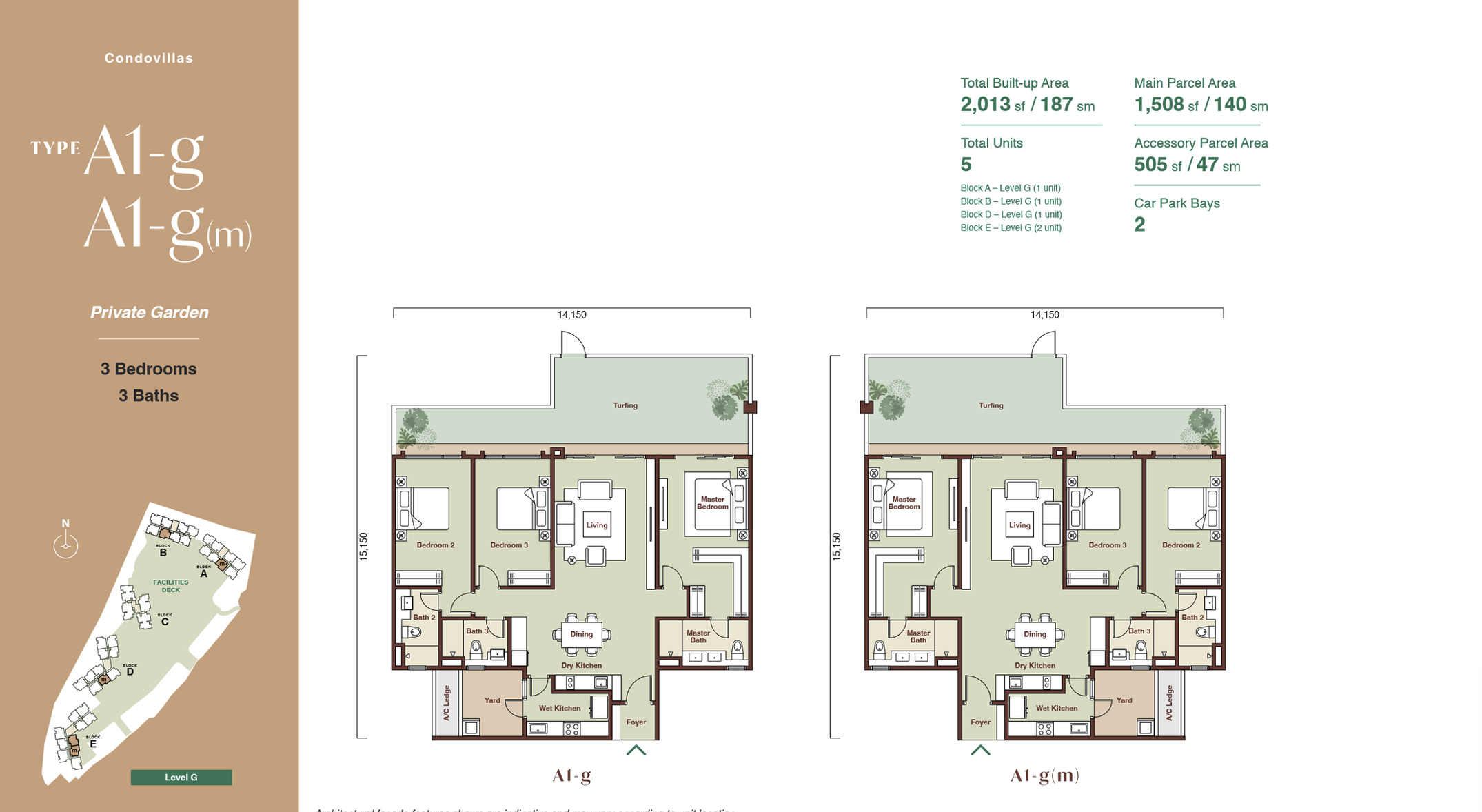 Type A1 (G) Floor Plan