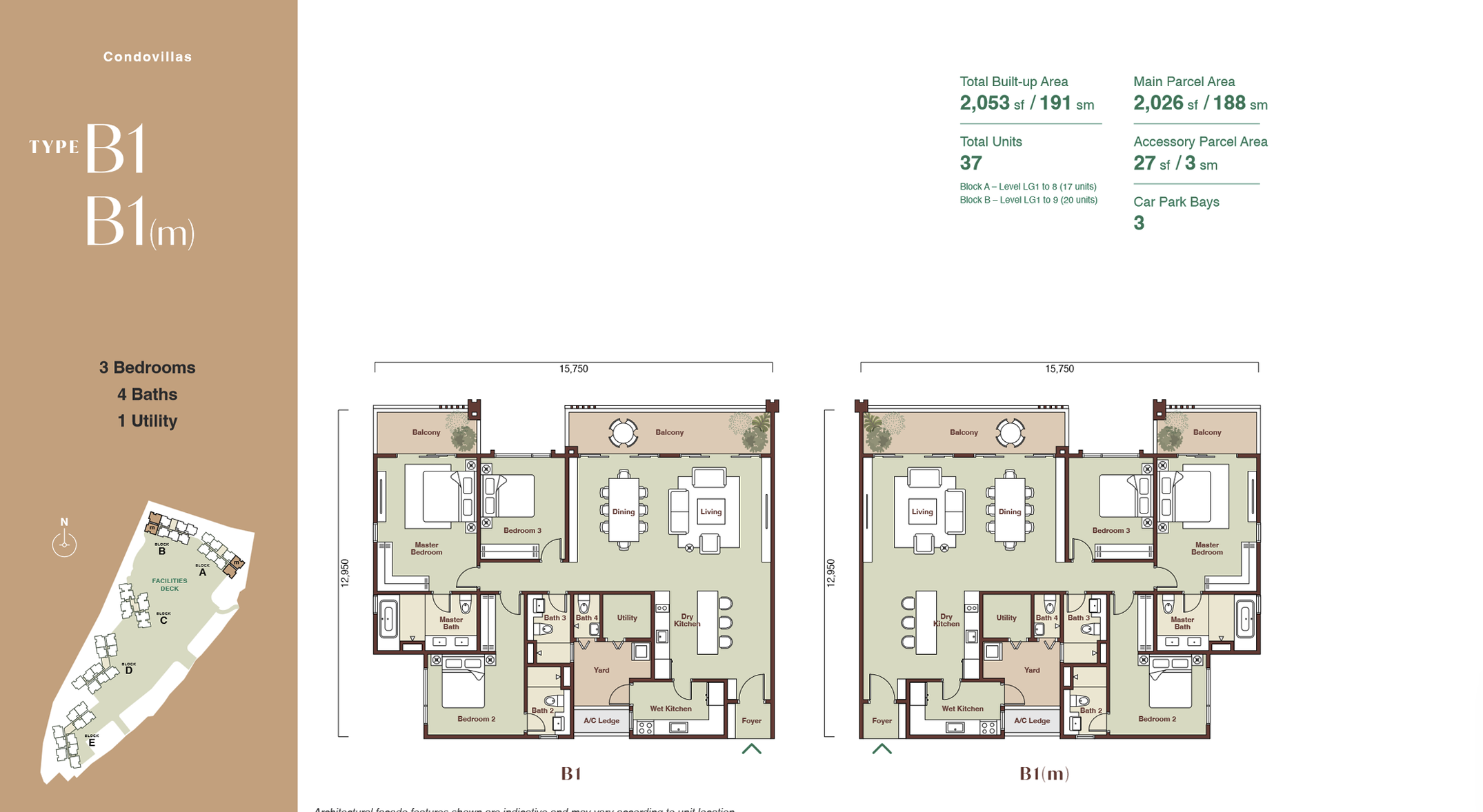 Type B1 Floor Plan