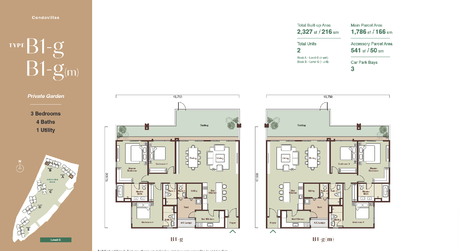 Type B1-g Floor Plan