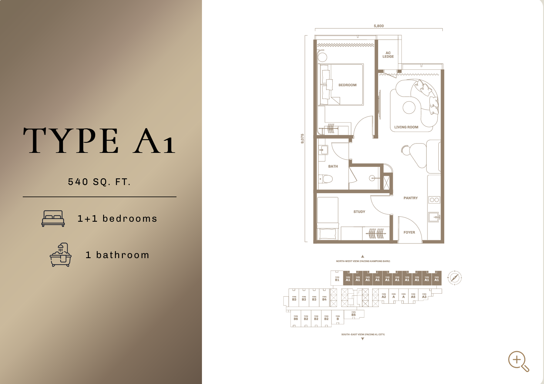 Type A1 Floor Plan