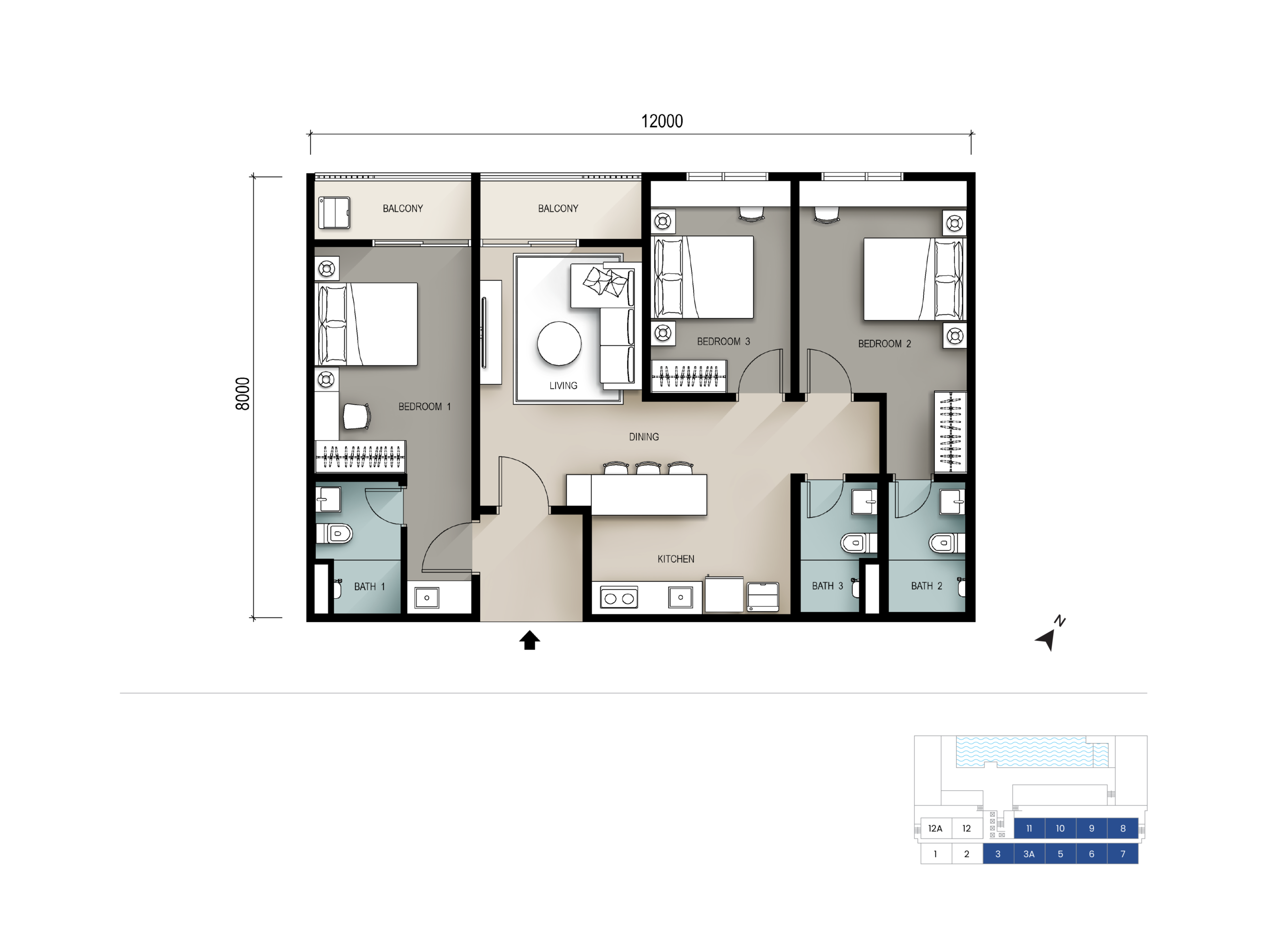 Type A Floor Plan