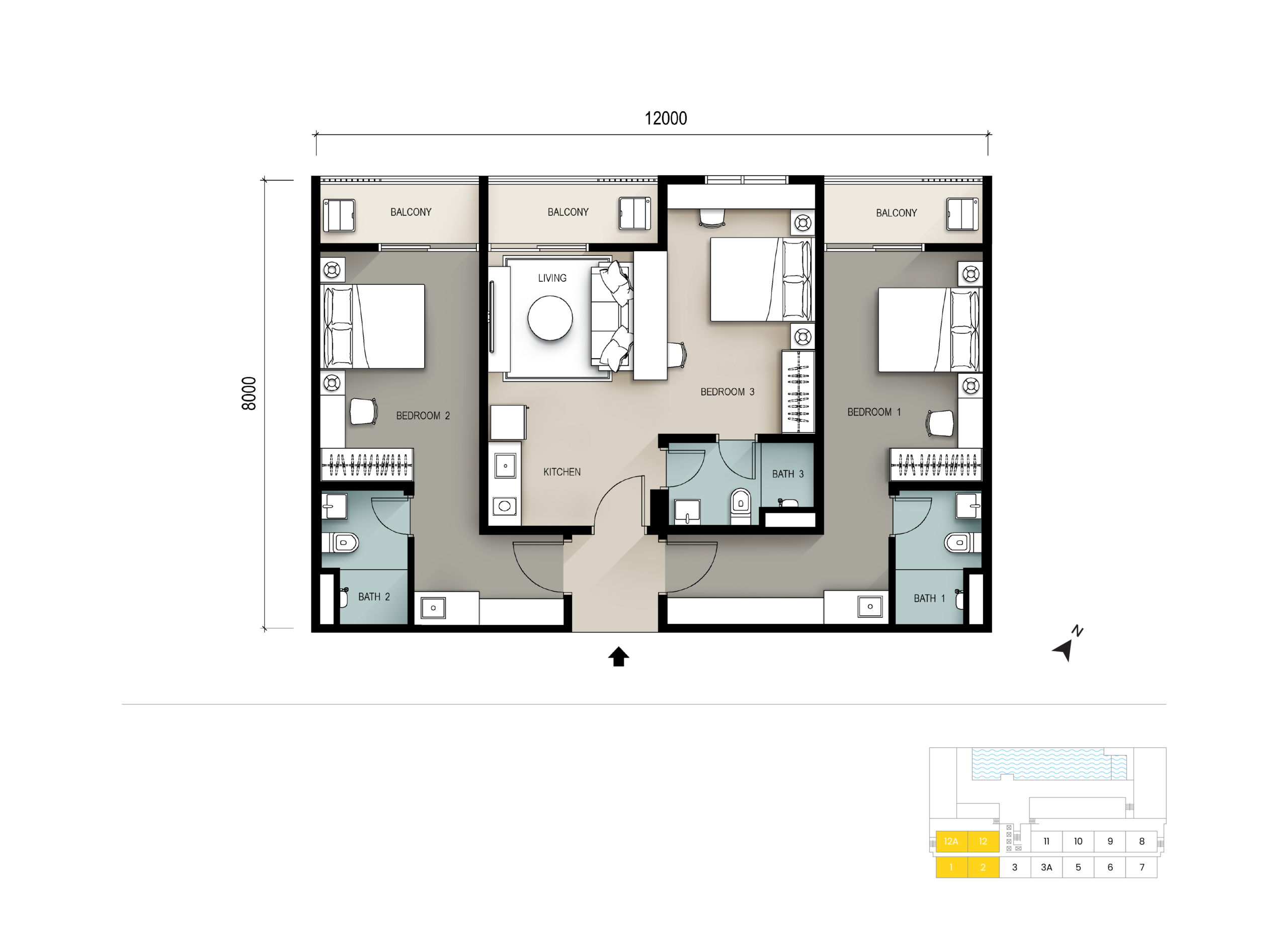 Type B Floor Plan