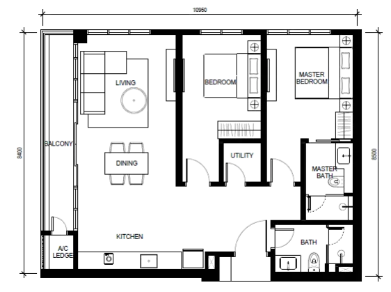Type E Floor Plan
