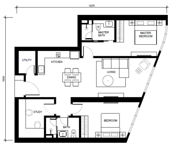 Type H Floor Plan