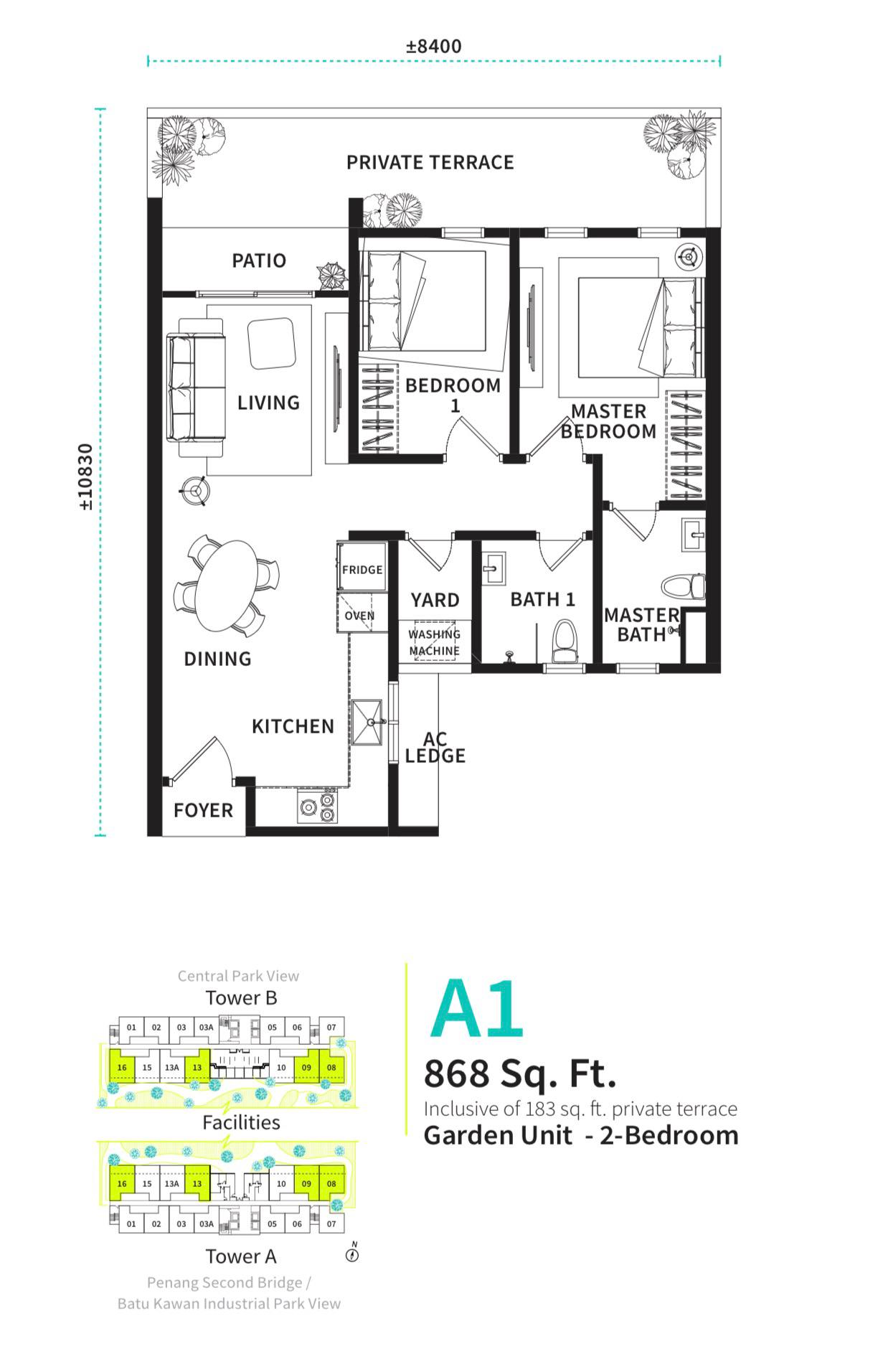 Type A1 Floor Plan