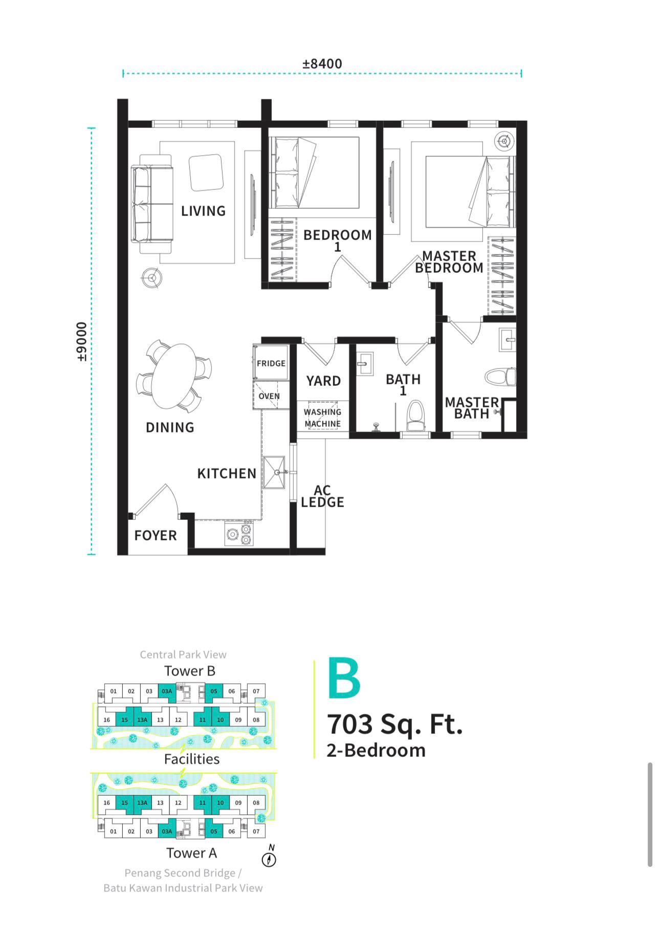 Type B Floor Plan