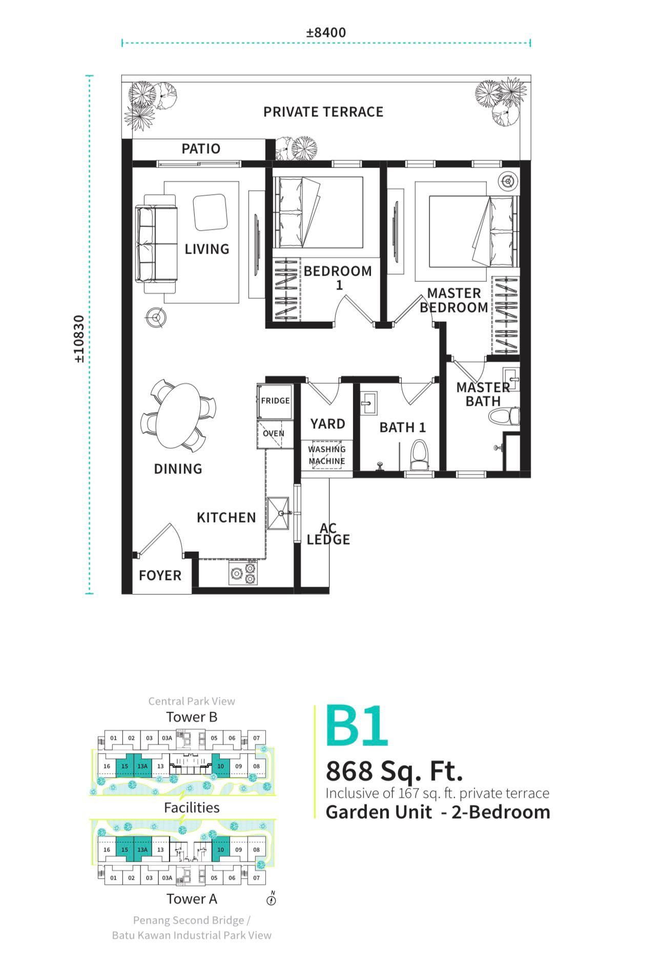 Type B1 Floor Plan