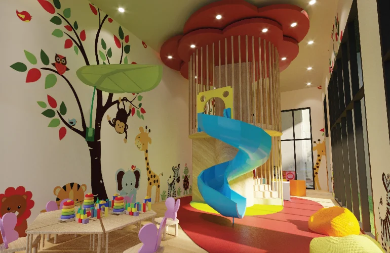 Aliva Mount Austin indoor kids playroom