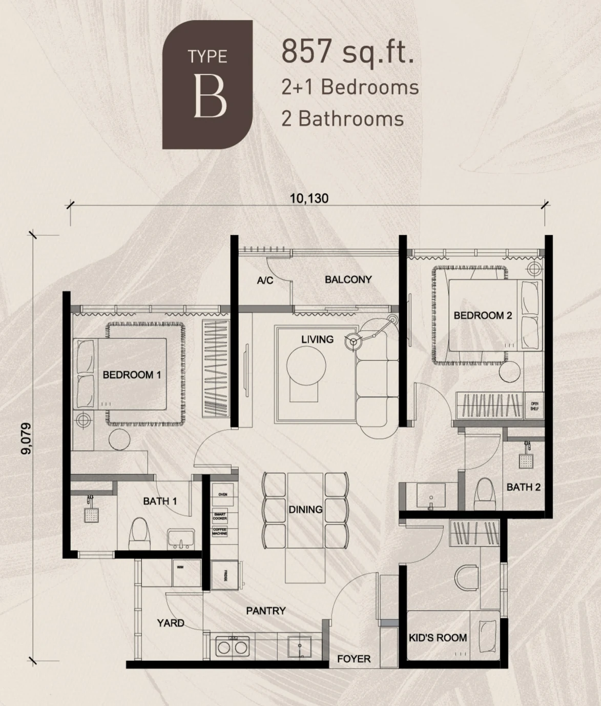 Type B Floor Plan
