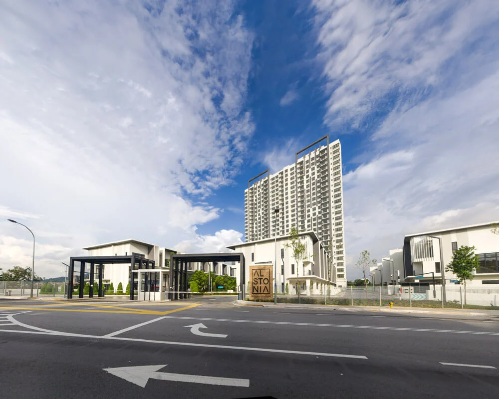 Alstonia main entrance and guardhouse