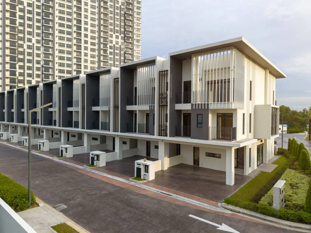 Alstonia 3-storey villa streetscape