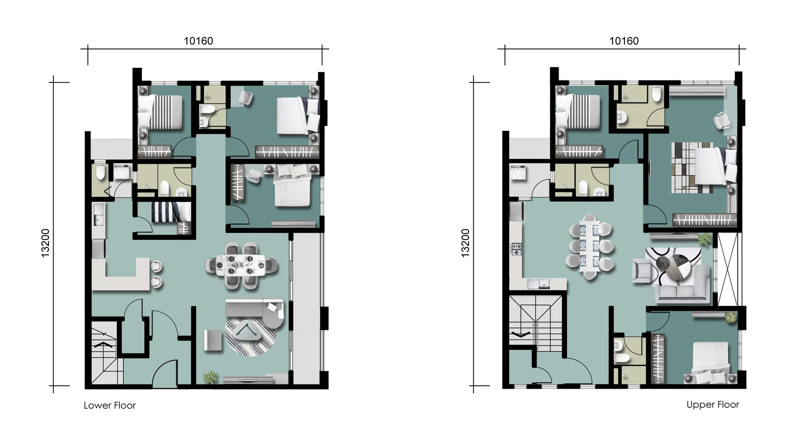 Type E — 2,698 sqft