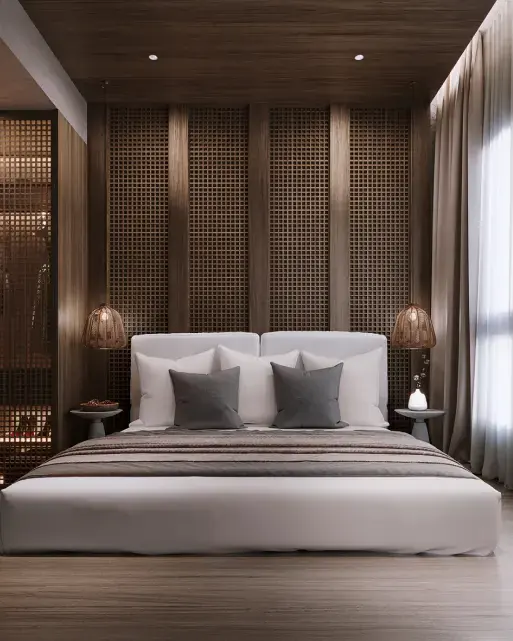 Amaya Residences master bedroom interior