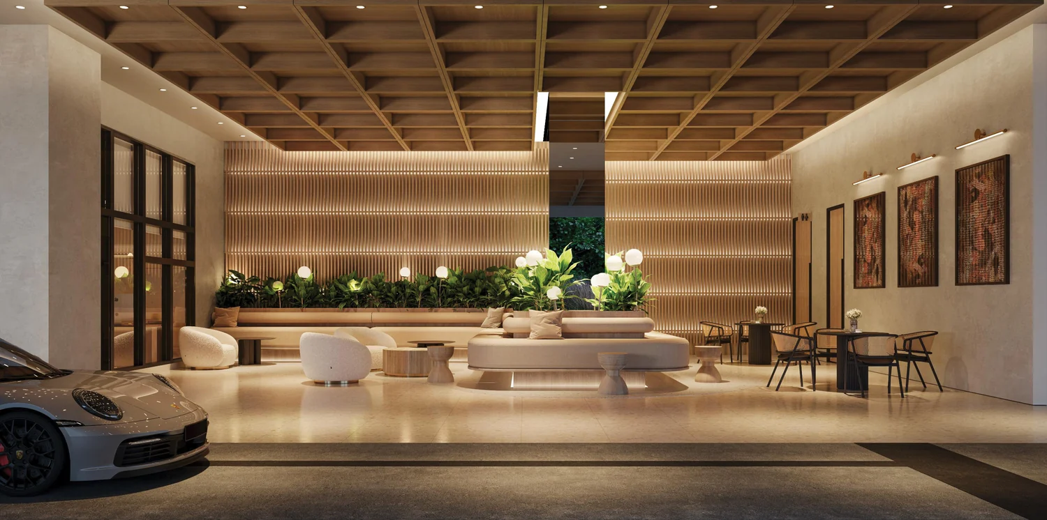 Aricia Residence arrival lobby