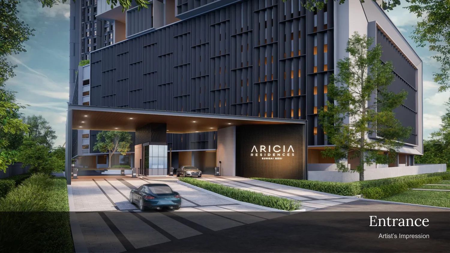 aricia residences entrance