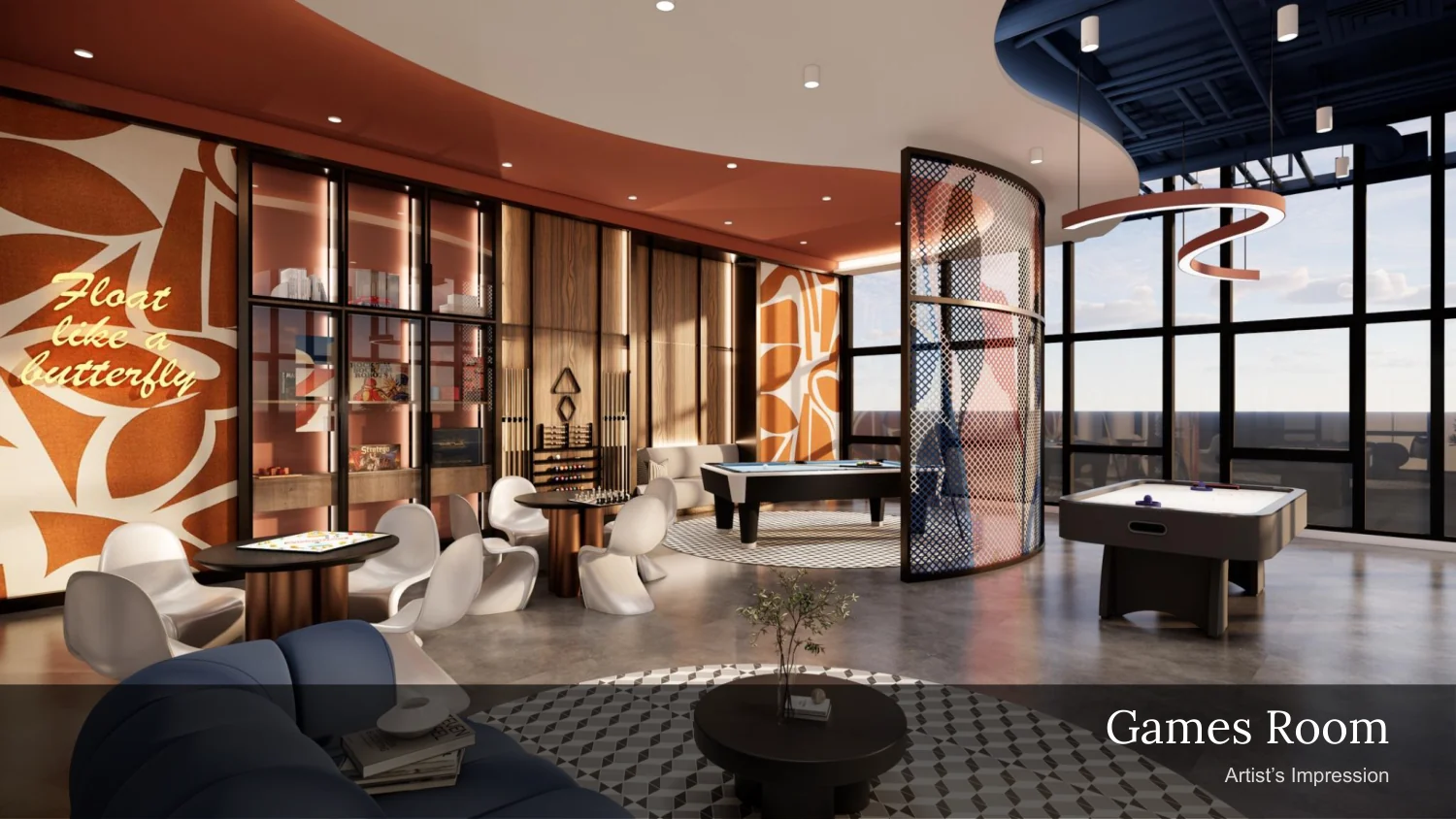 aricia residences games room