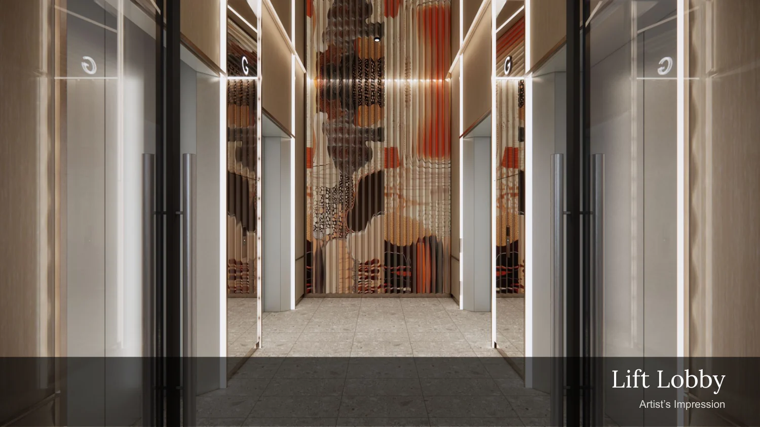 aricia residences lift lobby