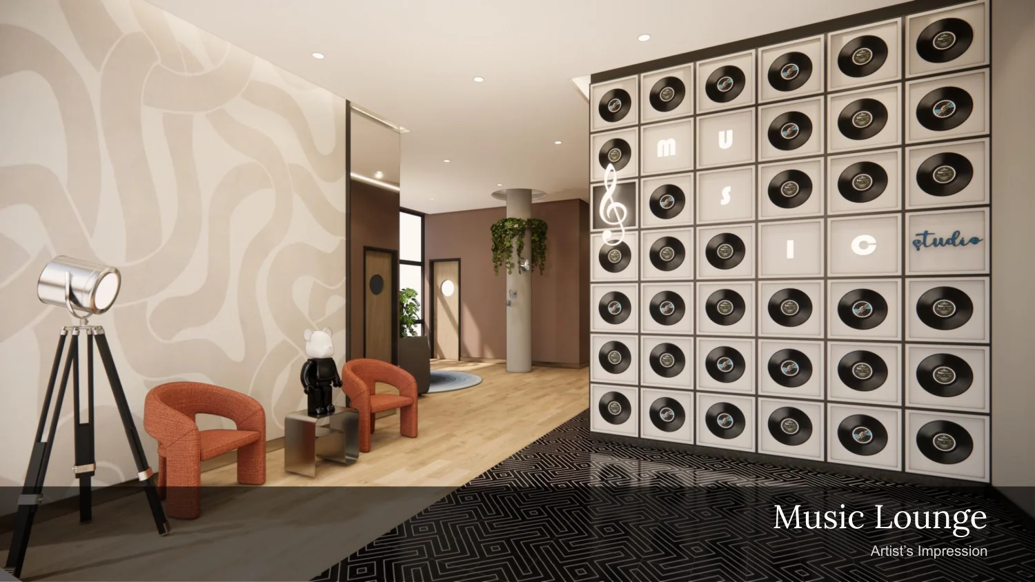 aricia residences music lounge