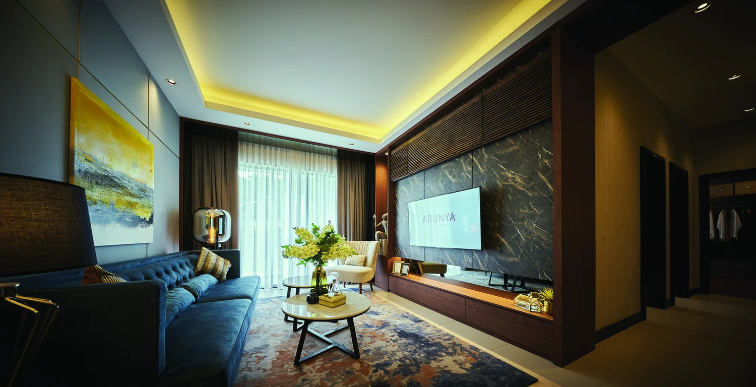 Arunya Residences Type D living room