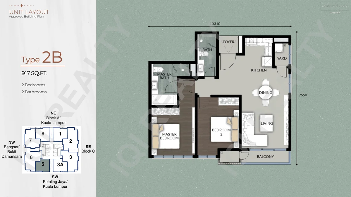 Type 2B Floor Plan