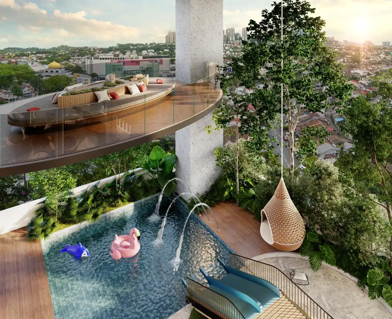 Bangsar Hill Park Pool Cabana