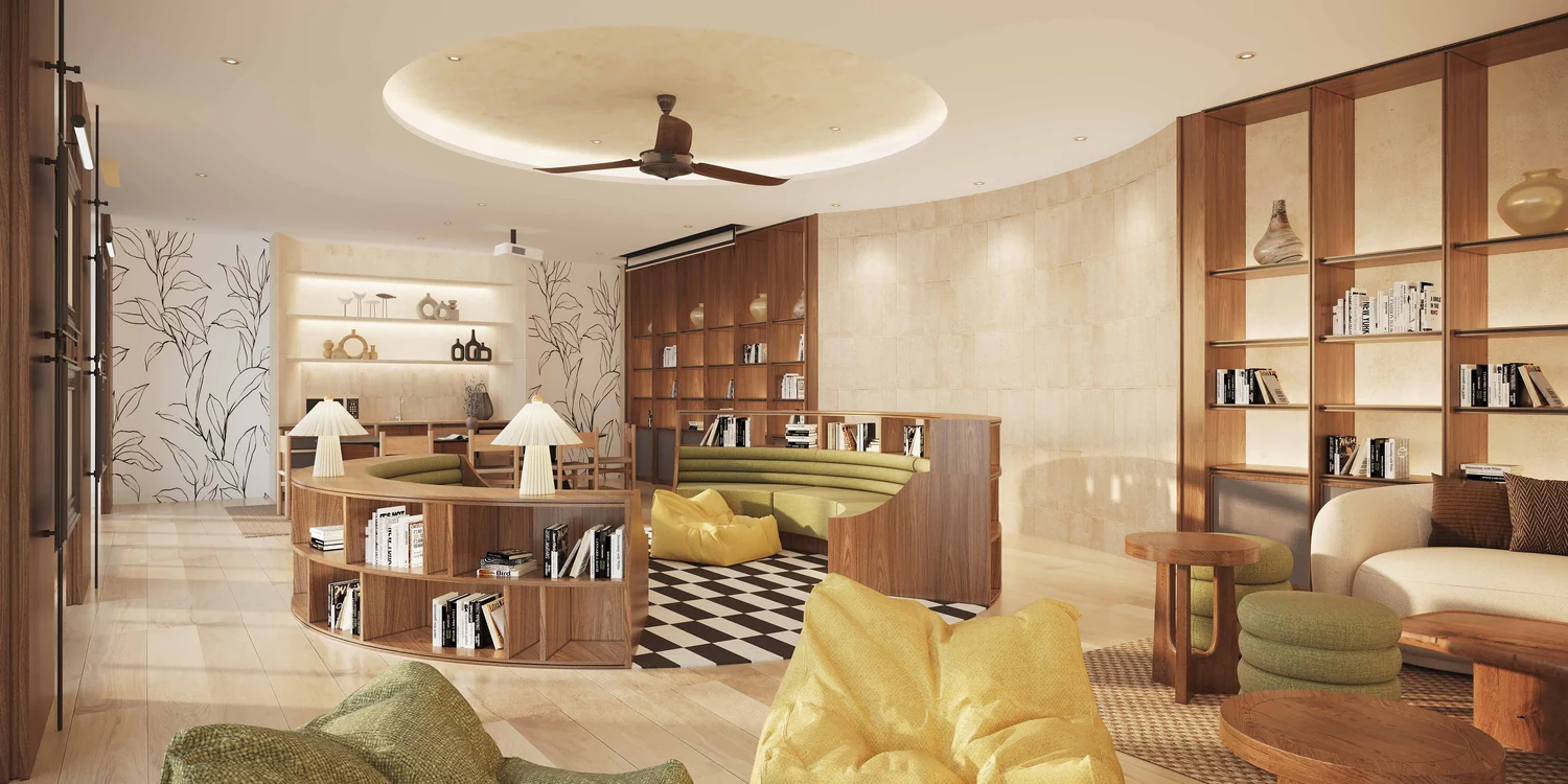 Bayu Mori Park reading lounge