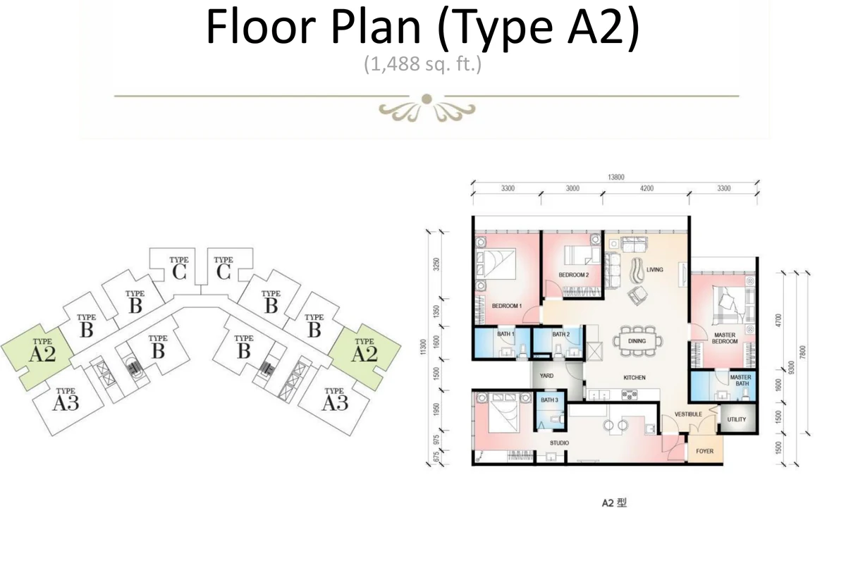 Type A2 Floor Plan