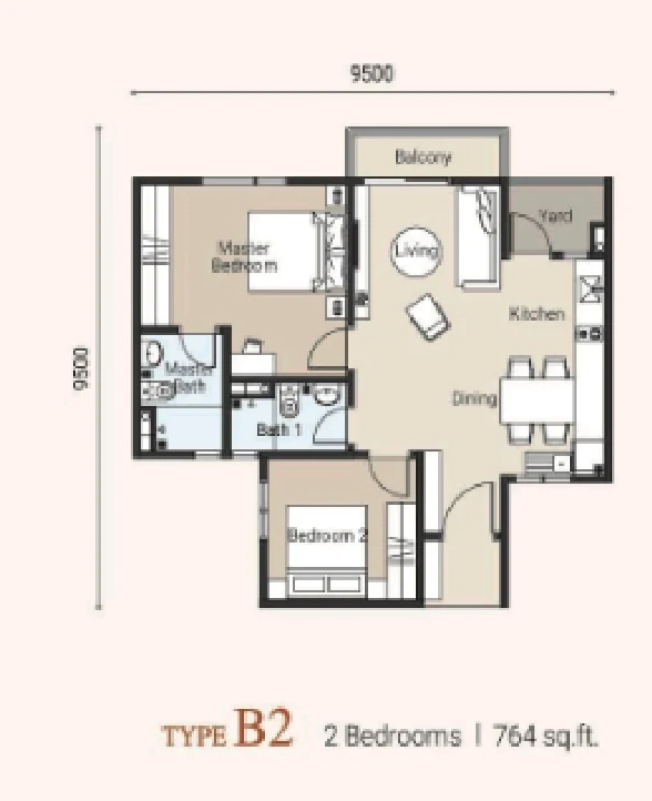Type B2 Floor Plan