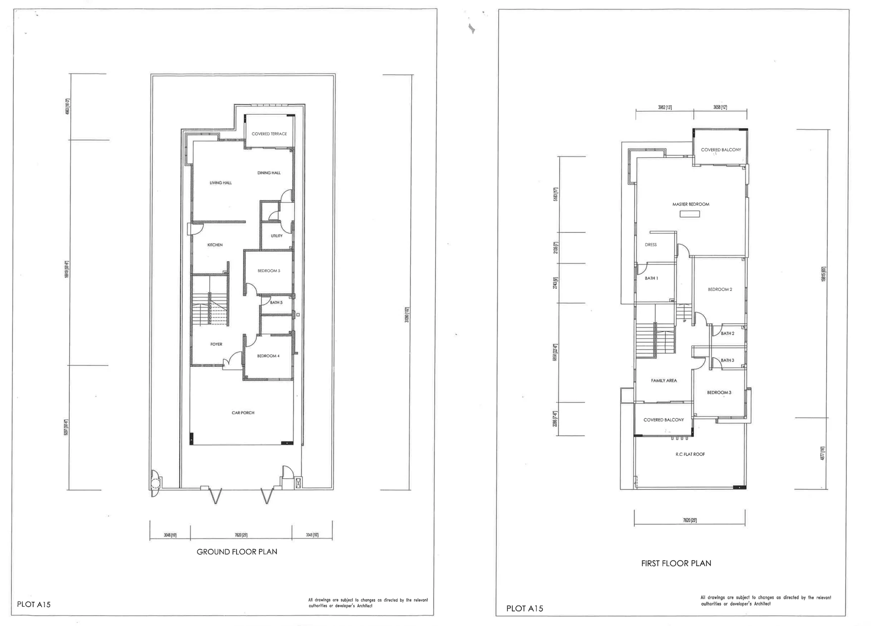 Type Manor — 45' x 102' sqft
