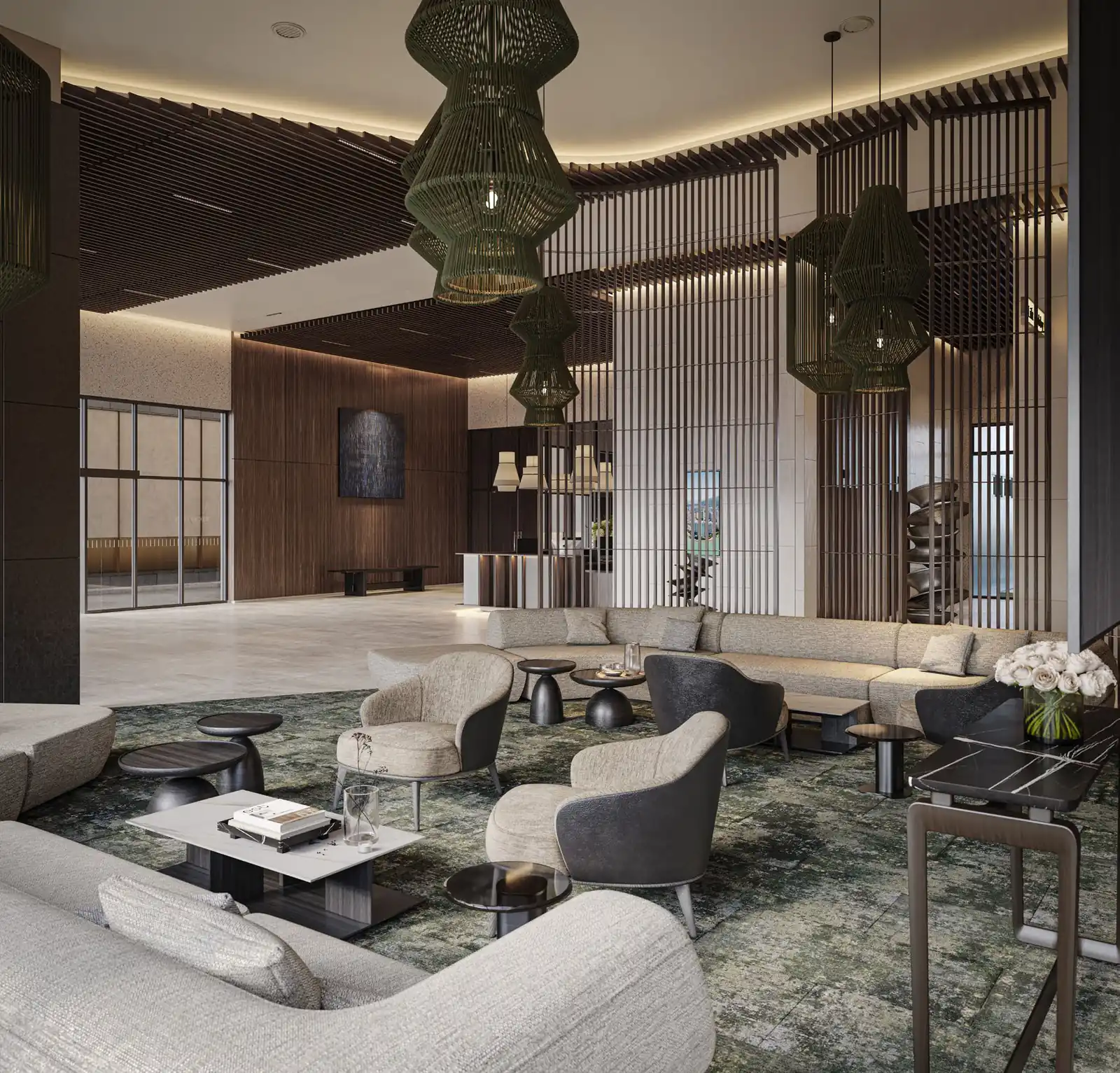 Crown Penang residents lounge interior