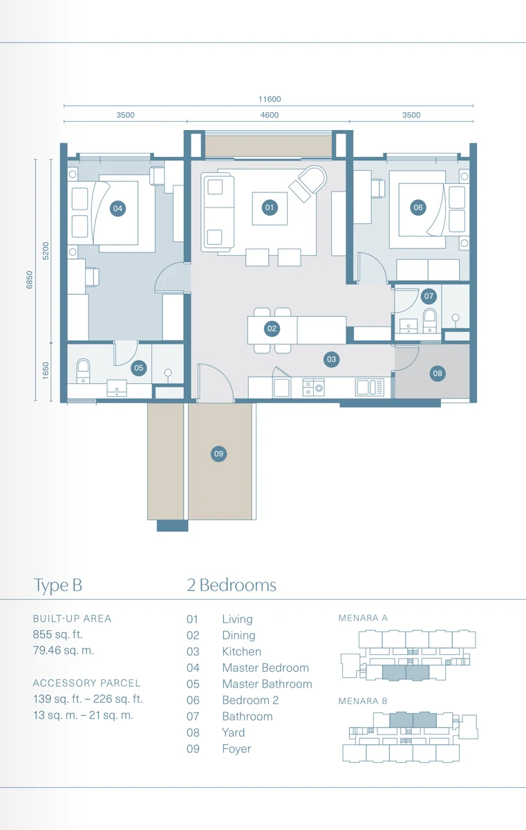 Type B Floor Plan