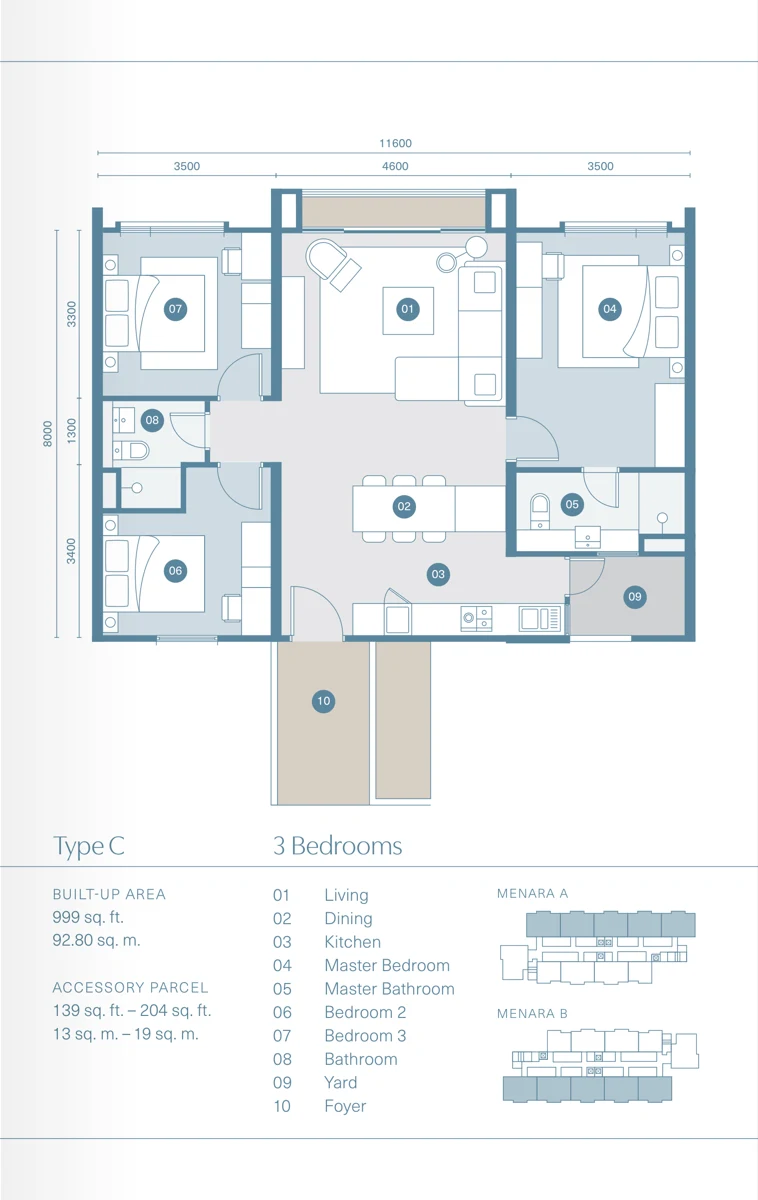 Type C Floor Plan