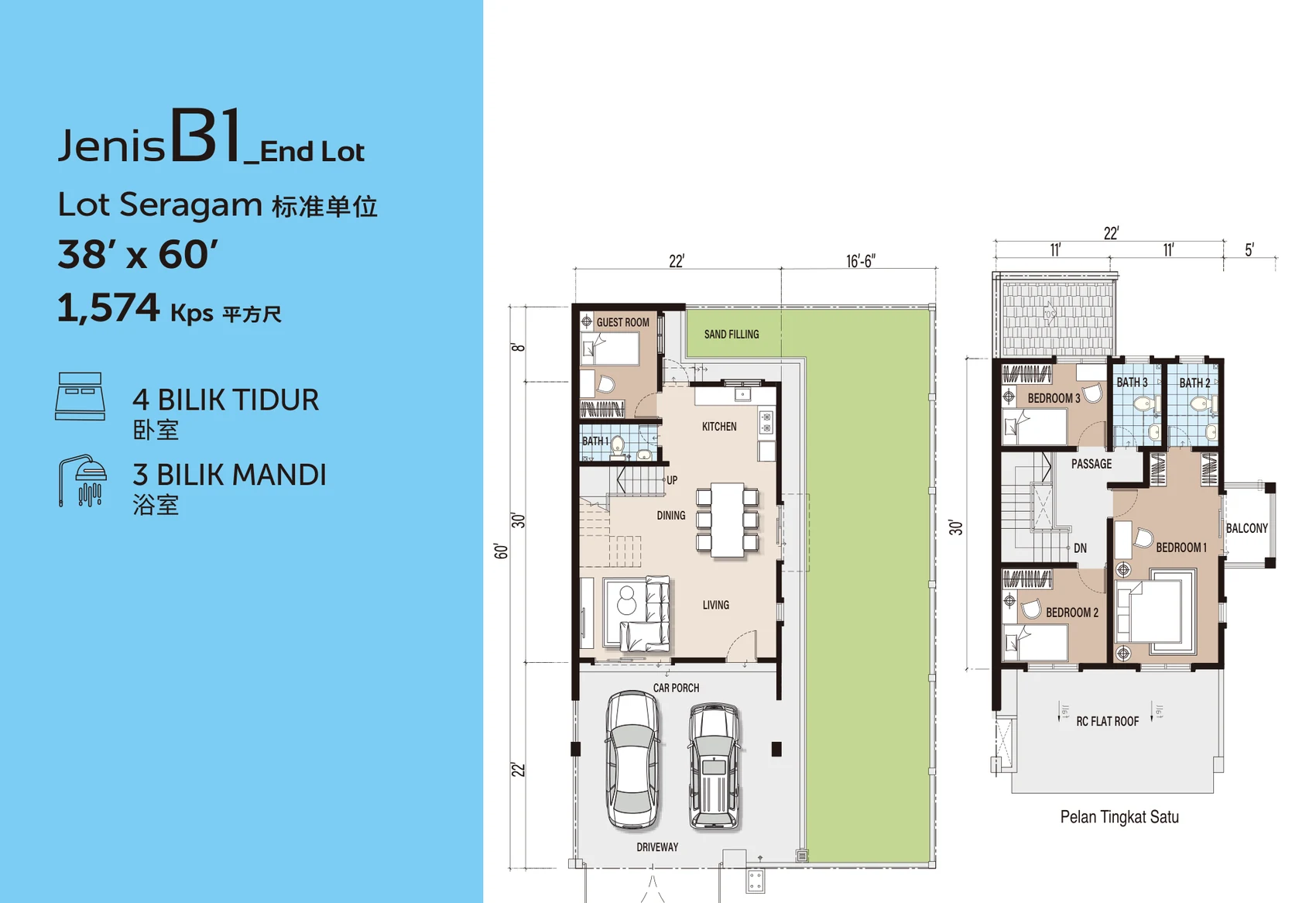 Type B1 Floor Plan