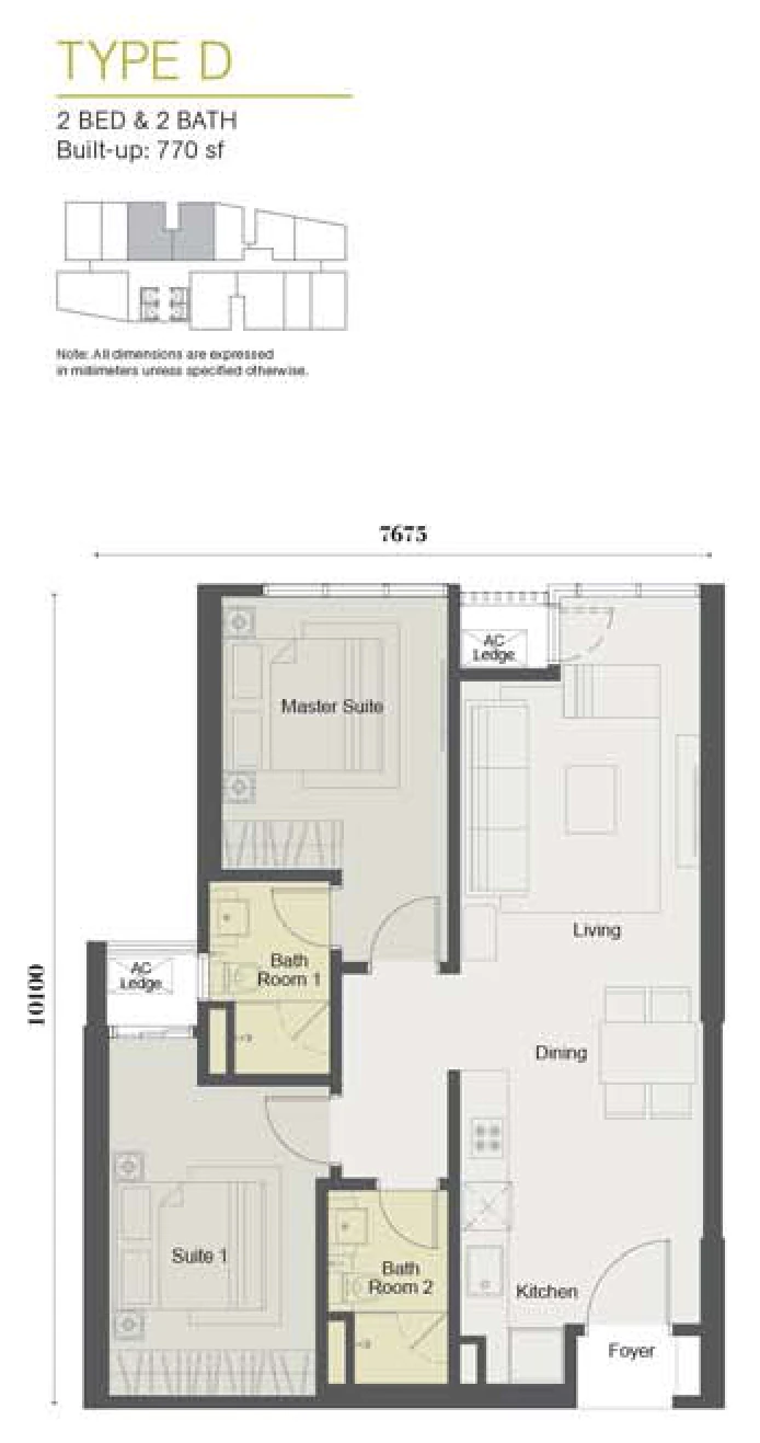Type D Floor Plan