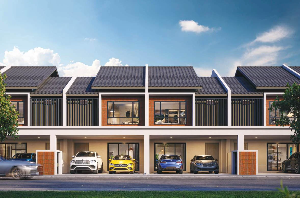 Embun Hills 2-storey terrace home facade