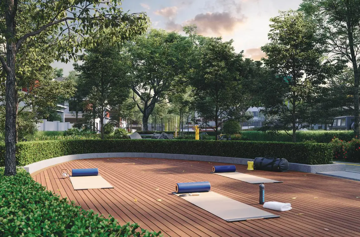 Embun Hills yin yoga deck