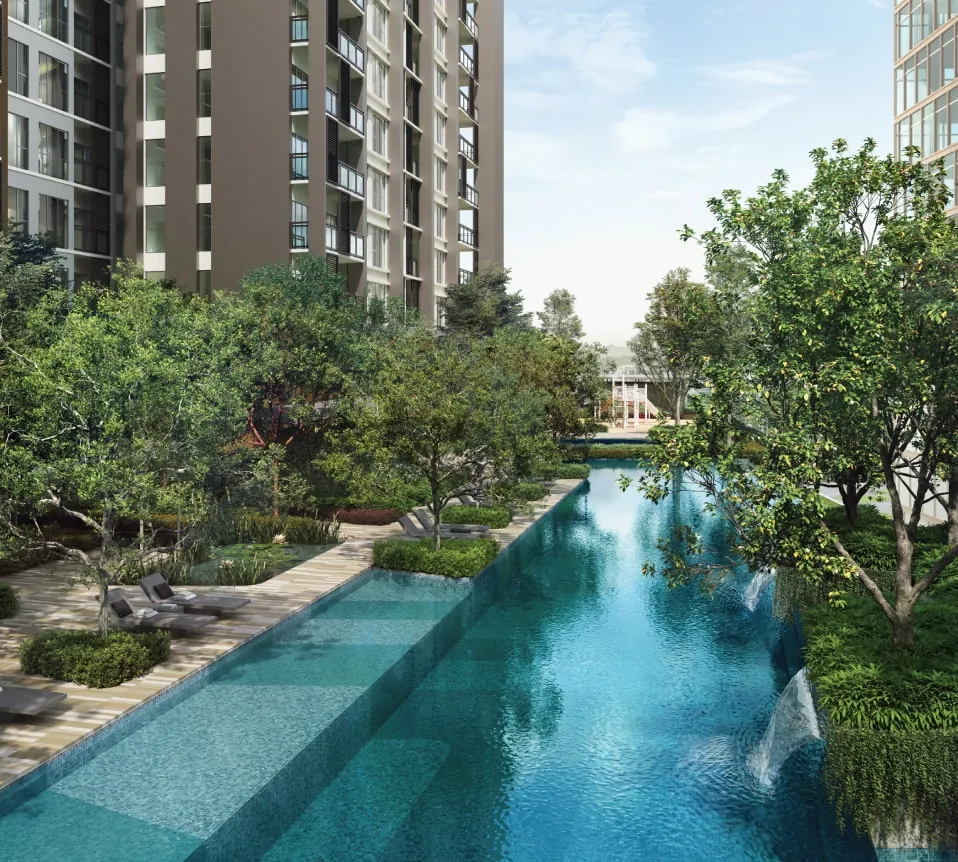 Enlace Suites 50m lap pool artist impression
