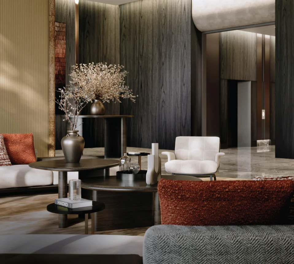 Enlace Suites sky lounge artist impression