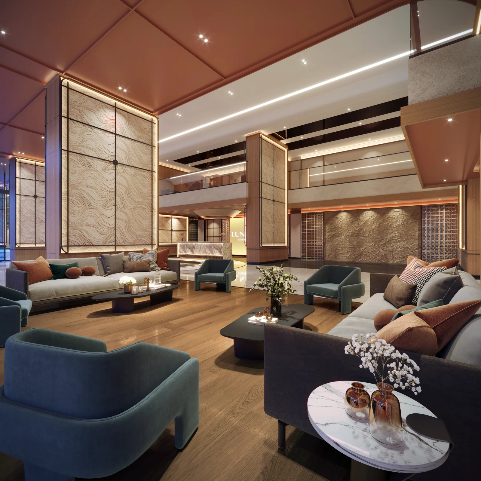 Lunar Seputeh main lobby artist impression
