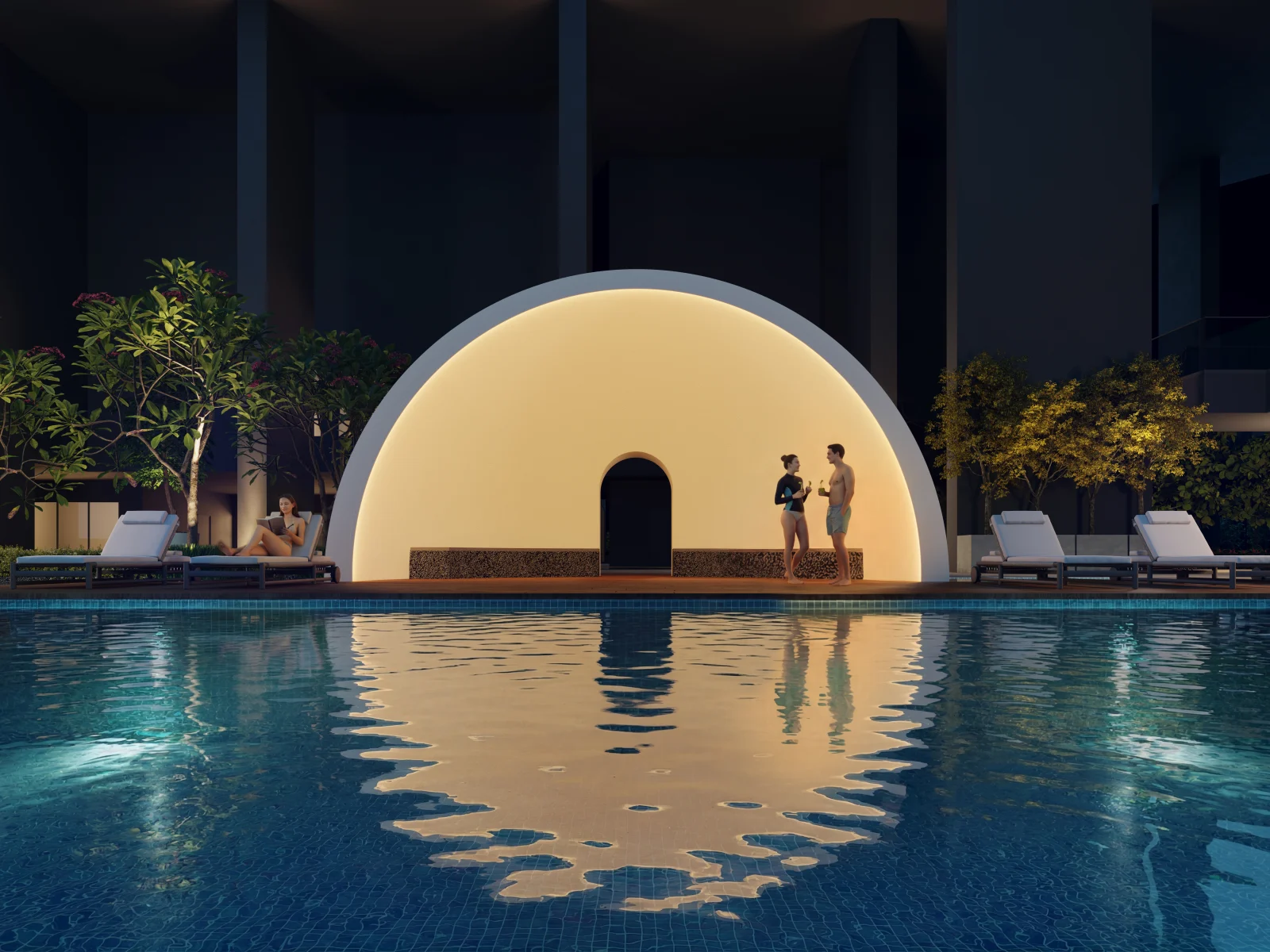 Lunar Seputeh Moonlight Pavilion artist impression