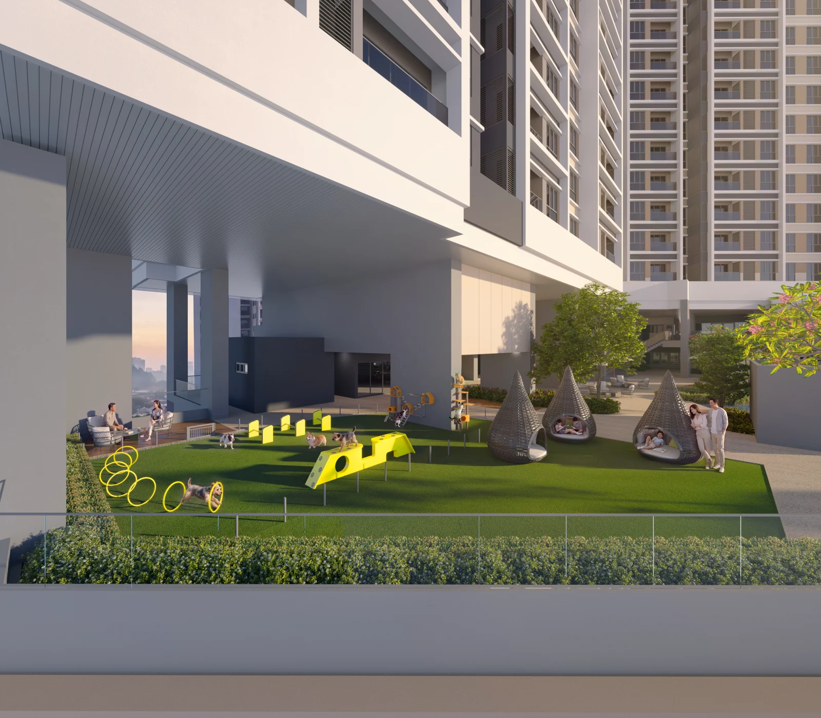 Lunar Seputeh Paw Haven pet area artist impression