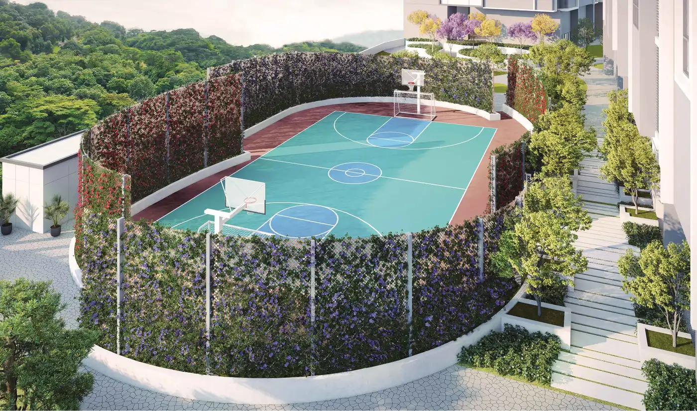 ForestHill Residences half basketball court