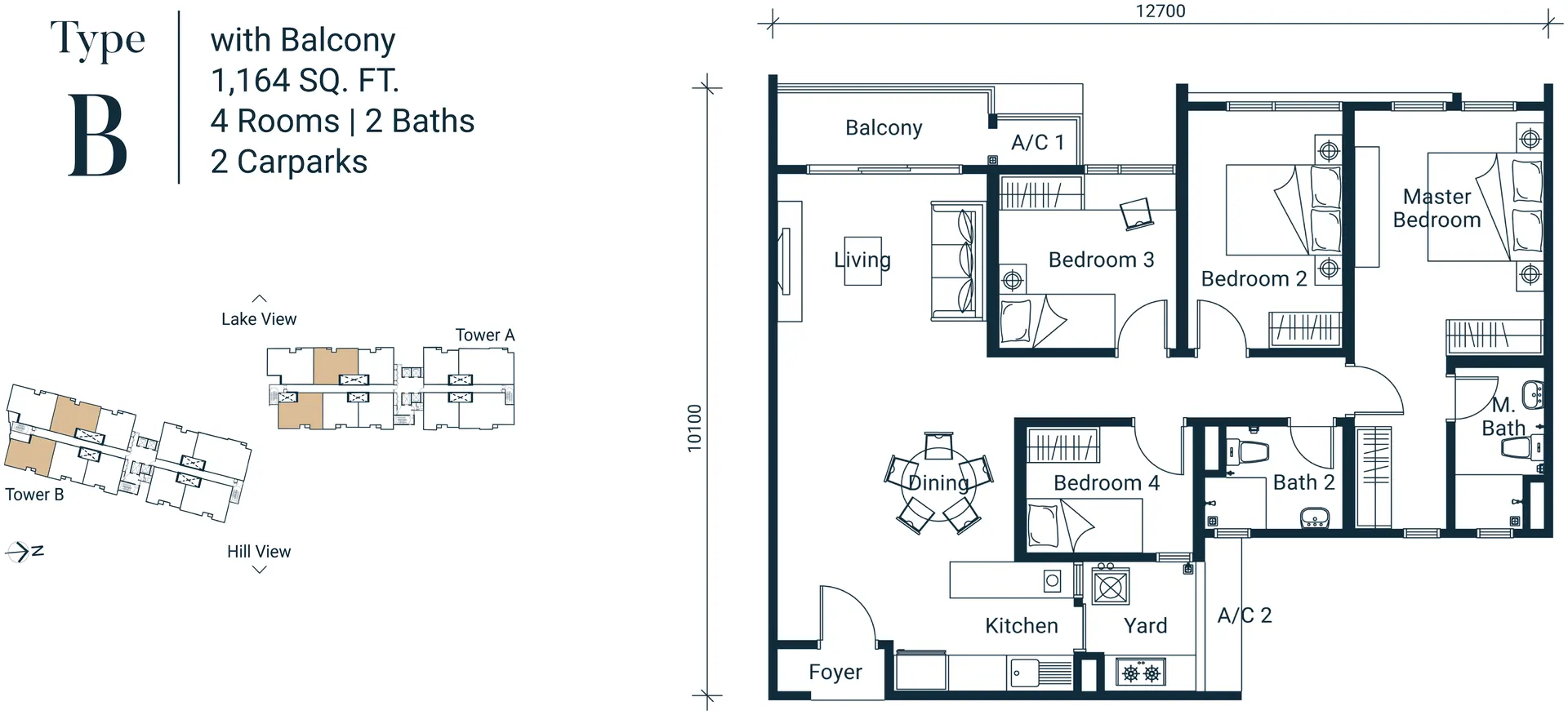 Type B Floor Plan