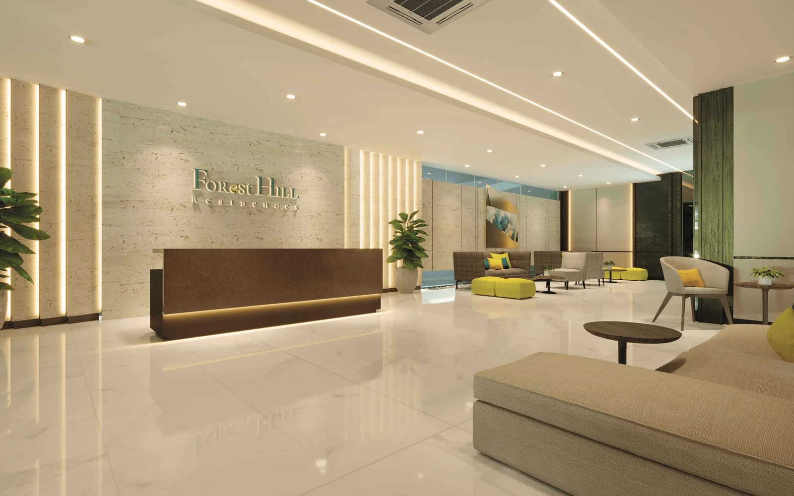 ForestHill Residences grand lobby