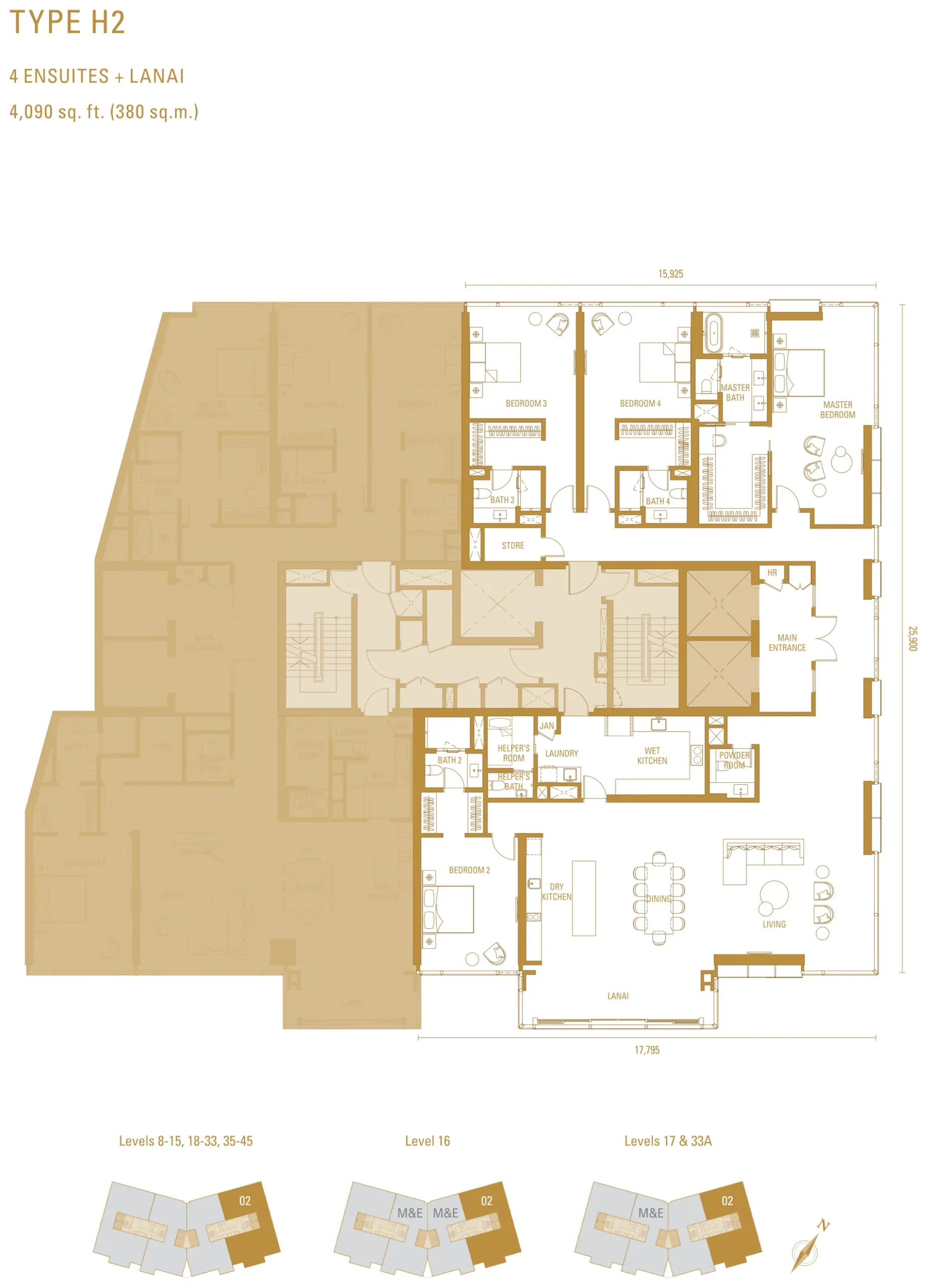 Type H2 Floor Plan