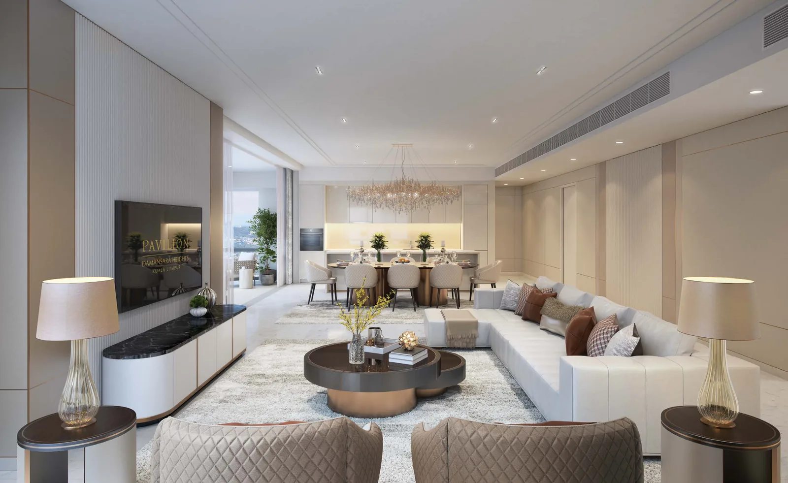 Imperial Residences living and dining area