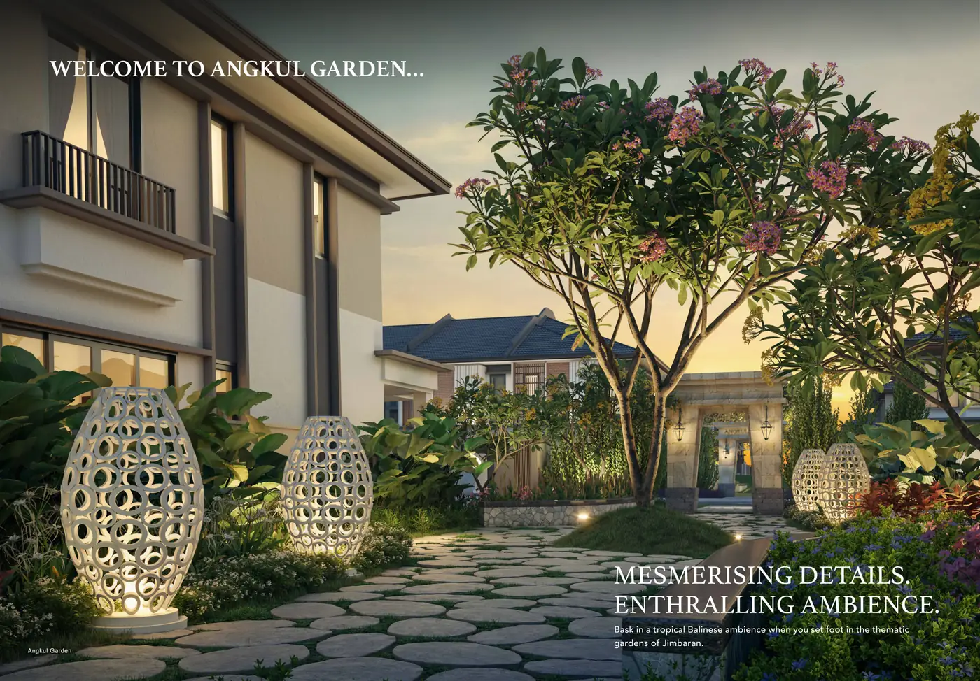 Jimbaran Gaia Gardens Angkul Garden entrance