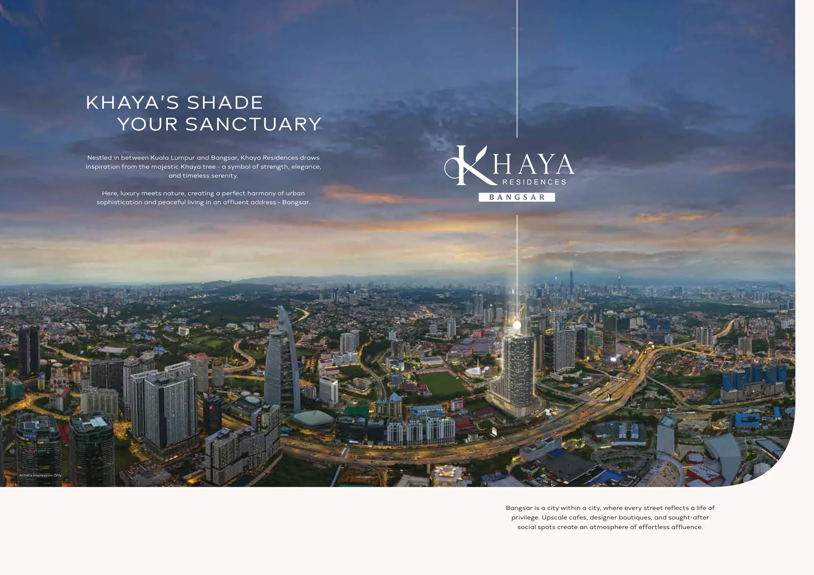 khaya residences bangsar skyline artist impression