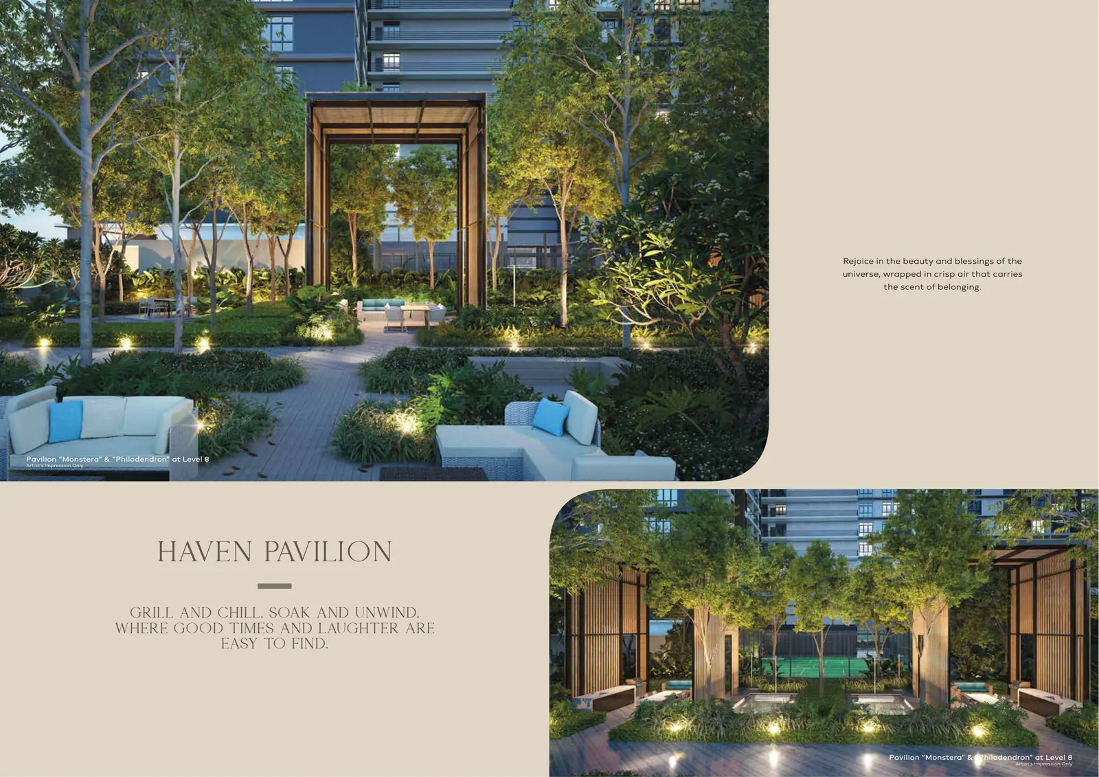 khaya residences bbq pavilion artist impression