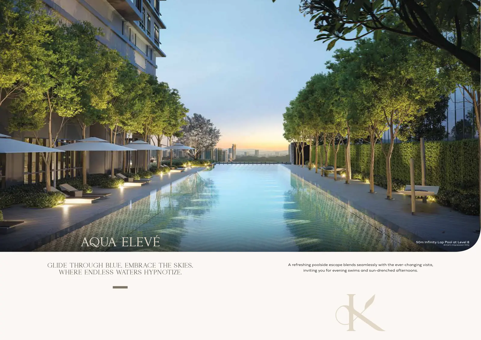 khaya residences pool deck artist impression